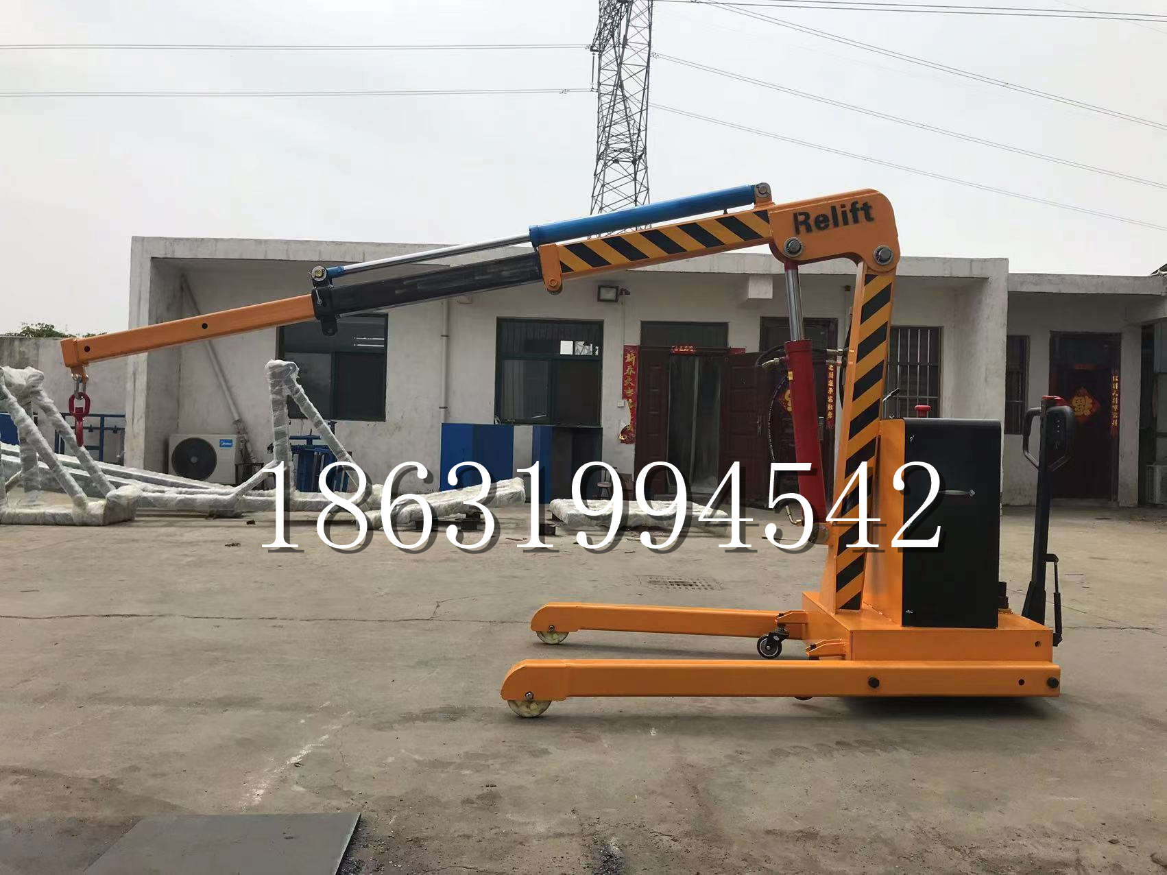 丰润区久征定做3吨三轮随车吊 农用园林绿化移树吊 平板工程用小吊机