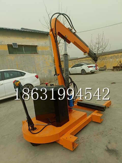 丰润区自卸车厢随车吊 自制轮式四不像起重机 四驱平板吊 5吨 贵盛